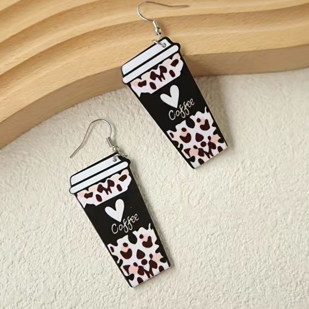 COFFEE Earrings!! NWT